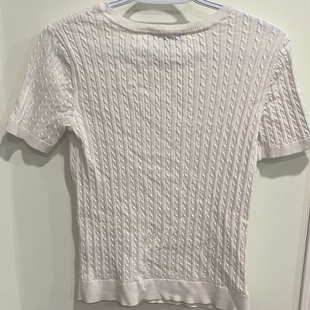 (2) Tommy Hilfiger Cable Knit Top - Picture 6 of 6